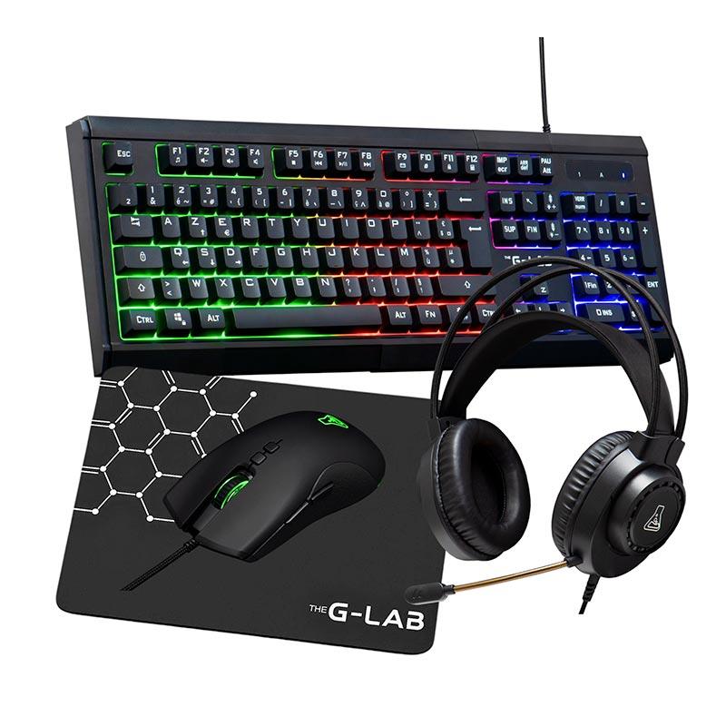 Acheter Pack Gaming 4 En 1 The G-lab Barium Bon état - 39,95 € Pack Gaming 4 En 1 The G-lab Barium Bon état - reconditionné disponible sur Electro Depot